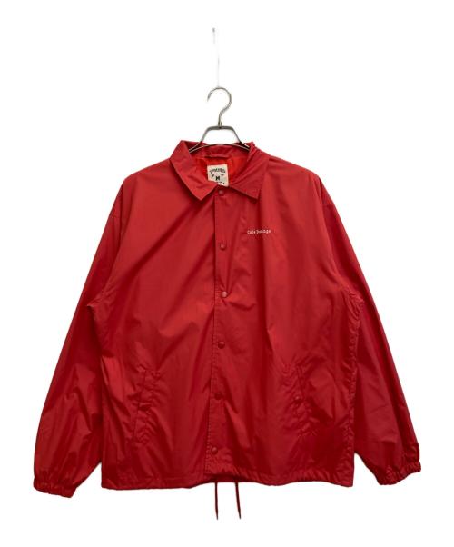 DOMINGO（ドミンゴ）DOMINGO (ドミンゴ) コーチジャケット レッド サイズ:Mの古着・服飾アイテム