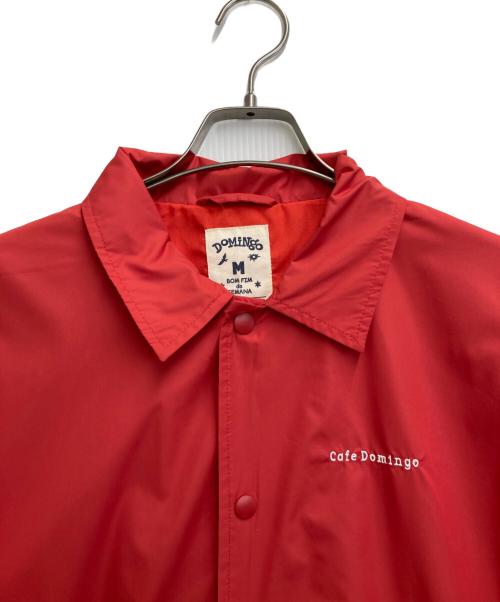 DOMINGO（ドミンゴ）DOMINGO (ドミンゴ) コーチジャケット レッド サイズ:Mの古着・服飾アイテム