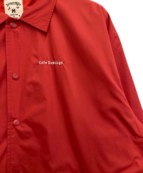 DOMINGO（ドミンゴ）DOMINGO (ドミンゴ) コーチジャケット レッド サイズ:Mの古着・服飾アイテム