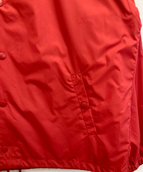 DOMINGO（ドミンゴ）DOMINGO (ドミンゴ) コーチジャケット レッド サイズ:Mの古着・服飾アイテム