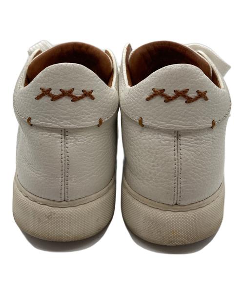 ERMENEGILDO ZEGNA（エルメネジルド・ゼニア）Ermenegildo Zegna (エルメネジルド・ゼニア) ハイカットスニーカー ホワイト サイズ:25の古着・服飾アイテム