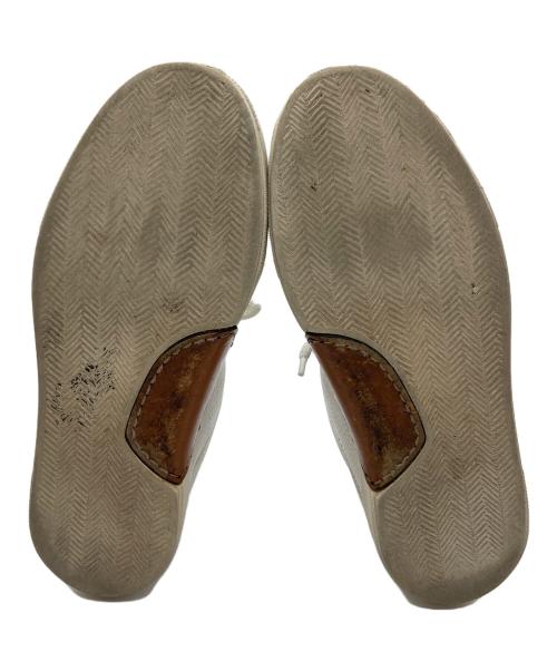 ERMENEGILDO ZEGNA（エルメネジルド・ゼニア）Ermenegildo Zegna (エルメネジルド・ゼニア) ハイカットスニーカー ホワイト サイズ:25の古着・服飾アイテム