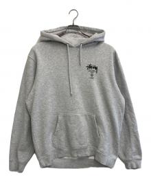 stussy（ステューシー）の古着「WORLD TOUR HOODIE」｜グレー