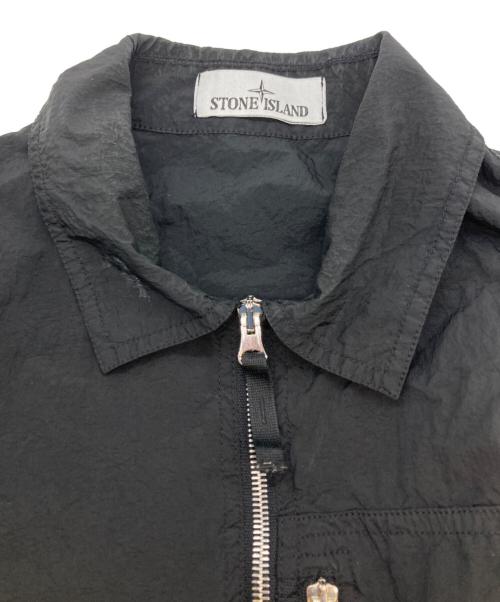STONE ISLAND（ストーンアイランド）STONE ISLAND (ストーンアイランド) NYLON METAL JACKET ブラック サイズ:Lの古着・服飾アイテム