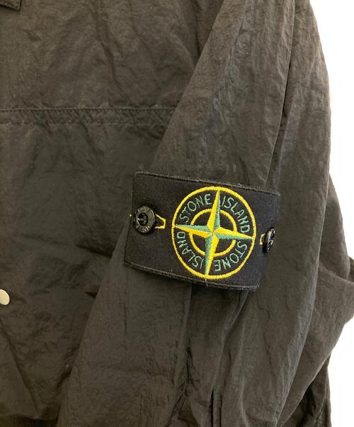 STONE ISLAND（ストーンアイランド）STONE ISLAND (ストーンアイランド) NYLON METAL JACKET ブラック サイズ:Lの古着・服飾アイテム