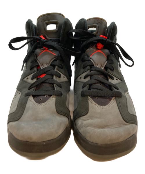NIKE（ナイキ）NIKE (ナイキ) AIR JORDAN 6 RETRO PSG BG ブラック×グレー サイズ:25の古着・服飾アイテム