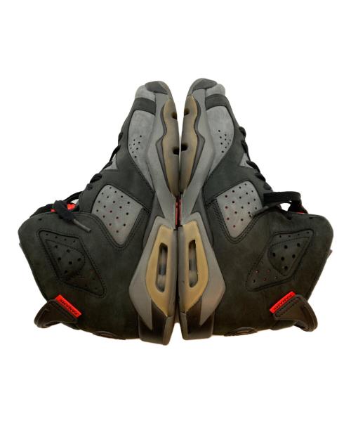 NIKE（ナイキ）NIKE (ナイキ) AIR JORDAN 6 RETRO PSG BG ブラック×グレー サイズ:25の古着・服飾アイテム