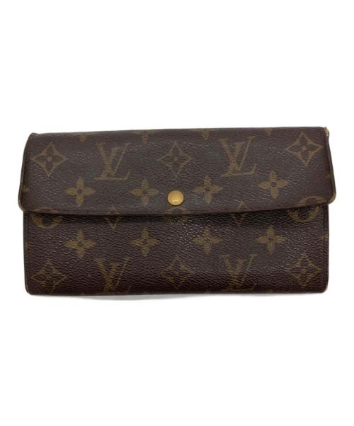 LOUIS VUITTON（ルイ ヴィトン）LOUIS VUITTON (ルイ ヴィトン) 長財布 ブラウンの古着・服飾アイテム