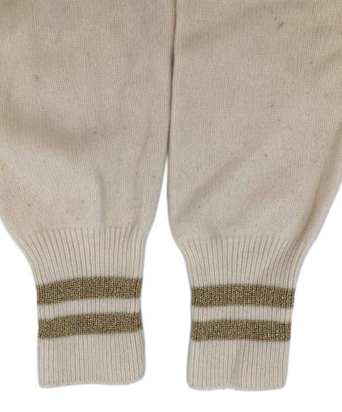 MONCLER（モンクレール）MONCLER (モンクレール) MAGLIONE TRICOT GIROCOLLO アイボリー サイズ:Sの古着・服飾アイテム