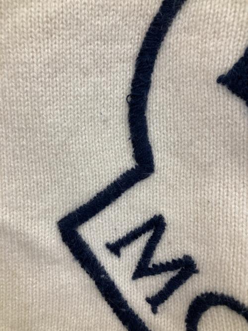 MONCLER（モンクレール）MONCLER (モンクレール) MAGLIONE TRICOT GIROCOLLO アイボリー サイズ:Sの古着・服飾アイテム