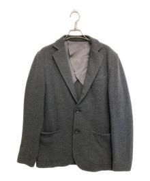 Brilla per il gusto（ブリッラ ペル イルグースト）の古着「ジャージーテーラードジャケット」｜ブラック