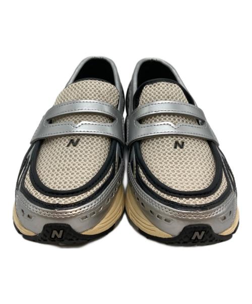 NEW BALANCE（ニューバランス）NEW BALANCE (ニューバランス) スリッポンスニーカー ローファー シルバー サイズ:26の古着・服飾アイテム