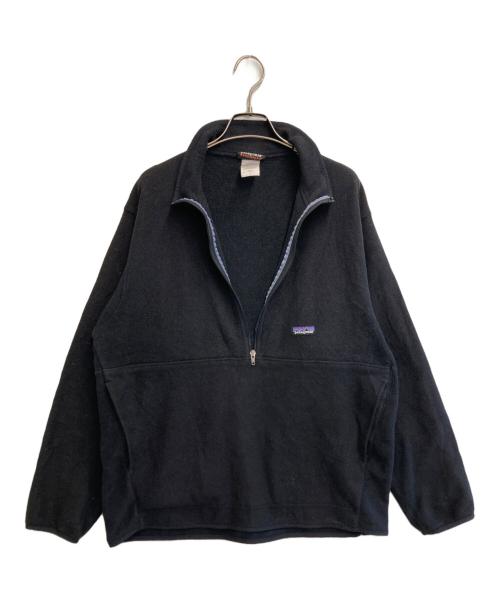 Patagonia SYNCHILLA（パタゴニア シンチラ）Patagonia SYNCHILLA (パタゴニア シンチラ) ハーフジップフリース ブラック サイズ:Ｌの古着・服飾アイテム