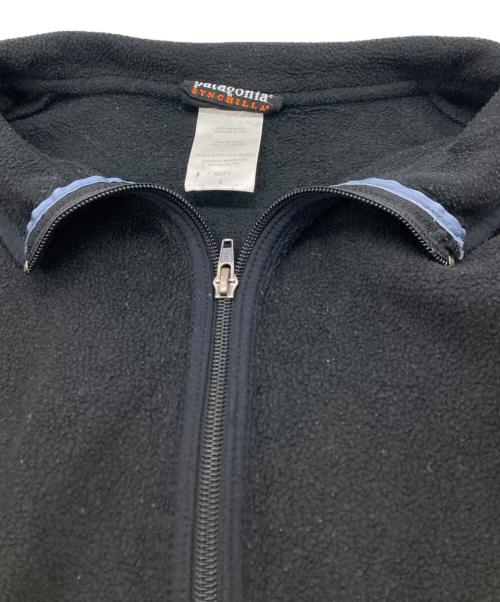 Patagonia SYNCHILLA（パタゴニア シンチラ）Patagonia SYNCHILLA (パタゴニア シンチラ) ハーフジップフリース ブラック サイズ:Ｌの古着・服飾アイテム