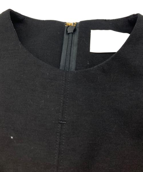 Mame Kurogouchi（マメクロゴウチ）Mame Kurogouchi (マメクロゴウチ) Volume Sleeve Cotton Jersey Dress ブラック サイズ:2の古着・服飾アイテム