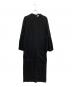 Mame Kurogouchi（マメクロゴウチ）の古着「Volume Sleeve Cotton Jersey Dress」｜ブラック