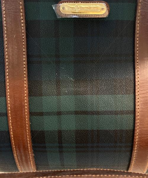 POLO RALPH LAUREN（ポロ・ラルフローレン）POLO RALPH LAUREN (ポロ・ラルフローレン) ボストンバッグ オリーブの古着・服飾アイテム