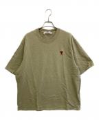 AMI Alexandre Mattiussiアミアレクサンドルマテュッシ）の古着「AMI DE COEUR Tシャツ」｜カーキ