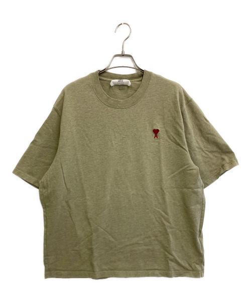 AMI Alexandre Mattiussi（アミアレクサンドルマテュッシ）AMI Alexandre Mattiussi (アミアレクサンドルマテュッシ) AMI DE COEUR Tシャツ カーキ サイズ:freeの古着・服飾アイテム