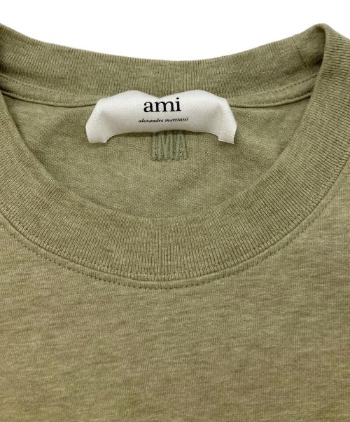AMI Alexandre Mattiussi（アミアレクサンドルマテュッシ）AMI Alexandre Mattiussi (アミアレクサンドルマテュッシ) AMI DE COEUR Tシャツ カーキ サイズ:freeの古着・服飾アイテム