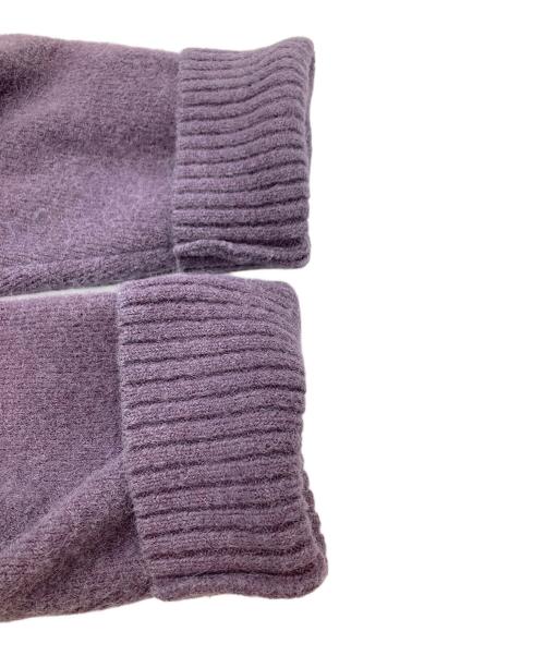 AMI Alexandre Mattiussi（アミアレクサンドルマテュッシ）AMI Alexandre Mattiussi (アミアレクサンドルマテュッシ) アルパカブレンドニット パープル サイズ:XLの古着・服飾アイテム