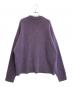 AMI Alexandre Mattiussi (アミアレクサンドルマテュッシ) アルパカブレンドニット パープル サイズ:XL：25000円