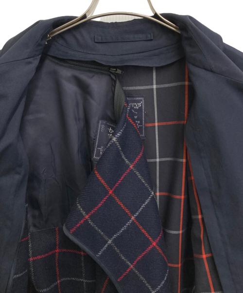 Burberry's（バーバリー）Burberry's (バーバリー) ライナー付トレンチコート ネイビー サイズ:-の古着・服飾アイテム