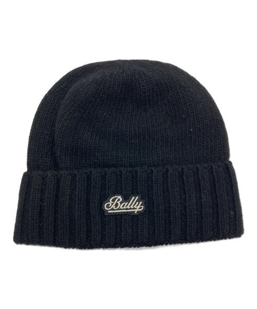 BALLY（バリー）BALLY (バリー) カシミヤ混ニットキャップ ブラック 未使用品の古着・服飾アイテム