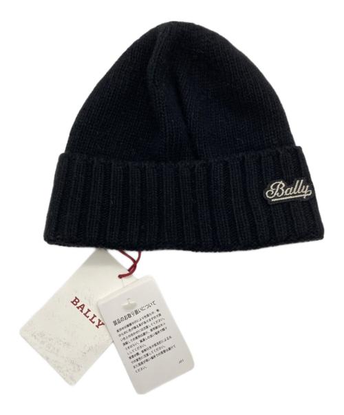 BALLY（バリー）BALLY (バリー) カシミヤ混ニットキャップ ブラック 未使用品の古着・服飾アイテム