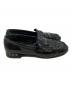中古・古着 CHANEL (シャネル) ココマークチェーンローファー ブラック サイズ:SIZE 37C：18000円