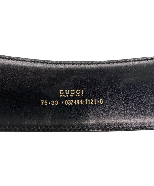 GUCCI（グッチ）GUCCI (グッチ) ベルト ブラック サイズ:76-81cmの古着・服飾アイテム