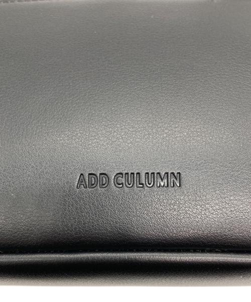 ADD CULUMN（アドカラム）ADD CULUMN (アドカラム) ショルダーバッグ ブラックの古着・服飾アイテム