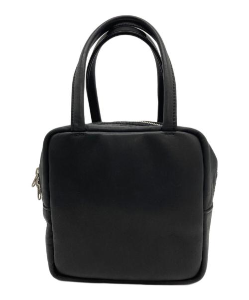 MORMYRUS（モルミルス）mormyrus (モルミルス) GLOSS LEATHER CUBE TOTE ブラックの古着・服飾アイテム
