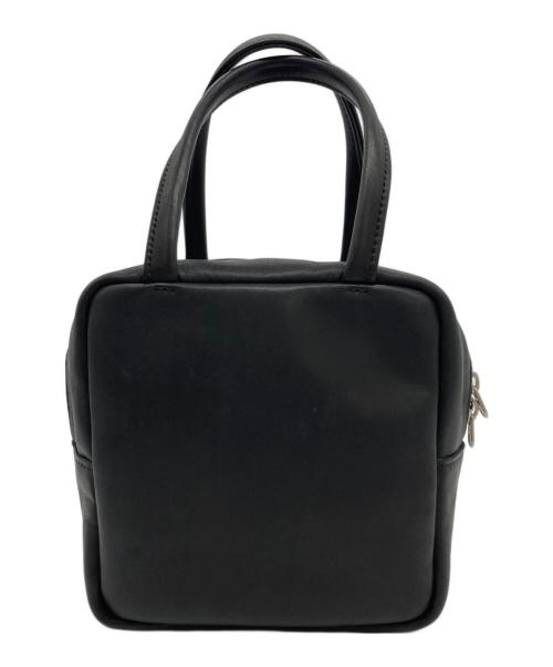 MORMYRUS（モルミルス）mormyrus (モルミルス) GLOSS LEATHER CUBE TOTE ブラックの古着・服飾アイテム