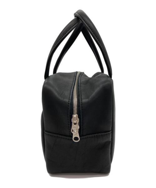MORMYRUS（モルミルス）mormyrus (モルミルス) GLOSS LEATHER CUBE TOTE ブラックの古着・服飾アイテム
