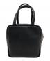 mormyrus (モルミルス) GLOSS LEATHER CUBE TOTE ブラック：9000円