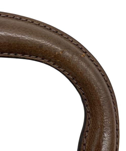 MIU MIU（ミュウミュウ）MIU MIU (ミュウミュウ) 2WAYショルダーバッグ ブラウンの古着・服飾アイテム