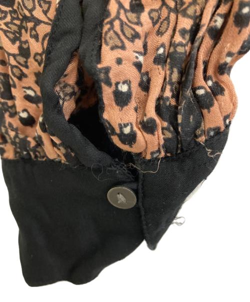 ne quittez pas（ヌキテパ）ne quittez pas (ヌキテパ) 切替ワンピース ブラウン サイズ:-の古着・服飾アイテム