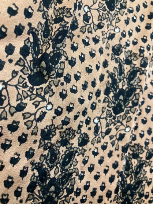 ne quittez pas（ヌキテパ）ne quittez pas (ヌキテパ) 切替ワンピース ブラウン サイズ:-の古着・服飾アイテム