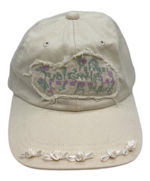 rurumu（ルルムウ）rurumu (ルルムウ) キャップ ベージュの古着・服飾アイテム