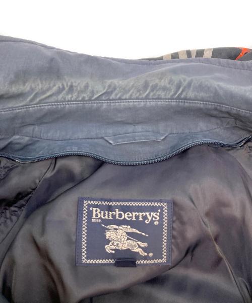 Burberry's（バーバリー）Burberry's (バーバリー) フーデッドコート ネイビー サイズ:Mの古着・服飾アイテム