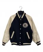 J.PRESSジェイプレス）の古着「80S スタジャン」｜ネイビー×ホワイト