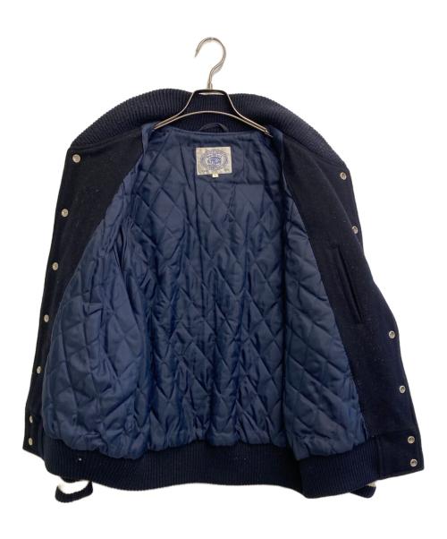 J.PRESS（ジェイプレス）J.PRESS (ジェイプレス) 80S スタジャン ネイビー×ホワイト サイズ:Lの古着・服飾アイテム