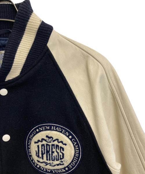 J.PRESS（ジェイプレス）J.PRESS (ジェイプレス) 80S スタジャン ネイビー×ホワイト サイズ:Lの古着・服飾アイテム