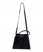 LOEWEロエベ）の古着「ターンロック2wayショルダーバッグ」｜ブラック