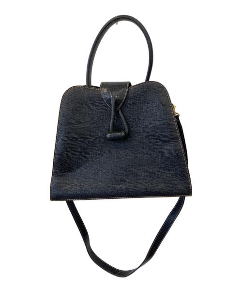 LOEWE（ロエベ）LOEWE (ロエベ) ターンロック2wayショルダーバッグ ブラックの古着・服飾アイテム