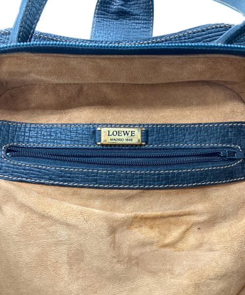LOEWE（ロエベ）LOEWE (ロエベ) ターンロック2wayショルダーバッグ ブラックの古着・服飾アイテム