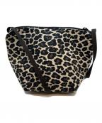 Herve Chapelierエルベシャプリエ）の古着「ヒョウ柄ショルダーバッグ」｜アイボリー×ブラック