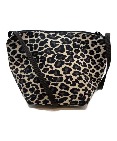 Herve Chapelier（エルベシャプリエ）Herve Chapelier (エルベシャプリエ) ヒョウ柄ショルダーバッグ アイボリー×ブラックの古着・服飾アイテム