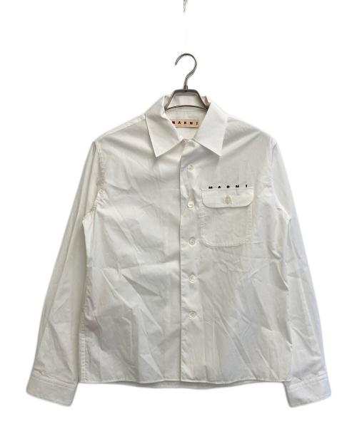 MARNI（マルニ）MARNI (マルニ) カジュアルシャツ ホワイト サイズ:48の古着・服飾アイテム